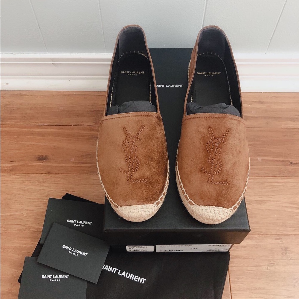 ❌SOLD❌Saint Laurent YSL logo Espadrille - Picture 1 of 4